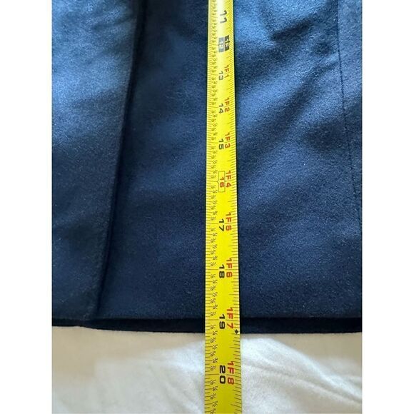 Vintage Pendleton Navy Blue Wool Cropped Pea Coat Jacket Blazer Size 14 - Picture 6 of 8